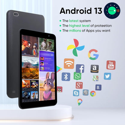 weelikeit Tablet 8 inch Android 13 Tablet,