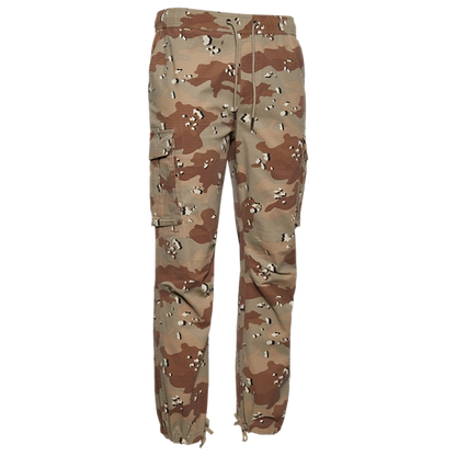 CSG Men's Essential Cargo Pants - Sand Camo/Black