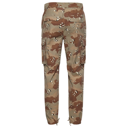 CSG Men's Essential Cargo Pants - Sand Camo/Black
