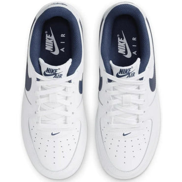 Nike Air Force 1 (GS) - White/Midnight Navy 7Y