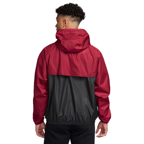 Nike NSW Windrunner Jacket - Black / Team Crimson