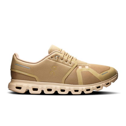 On Cloud 6 Men's Running Shoes - Chai/Sand