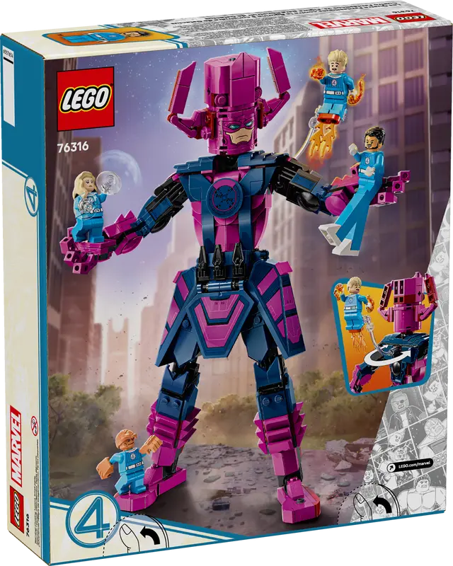 Lego Fantastic Four vs. Galactus Construction Figure