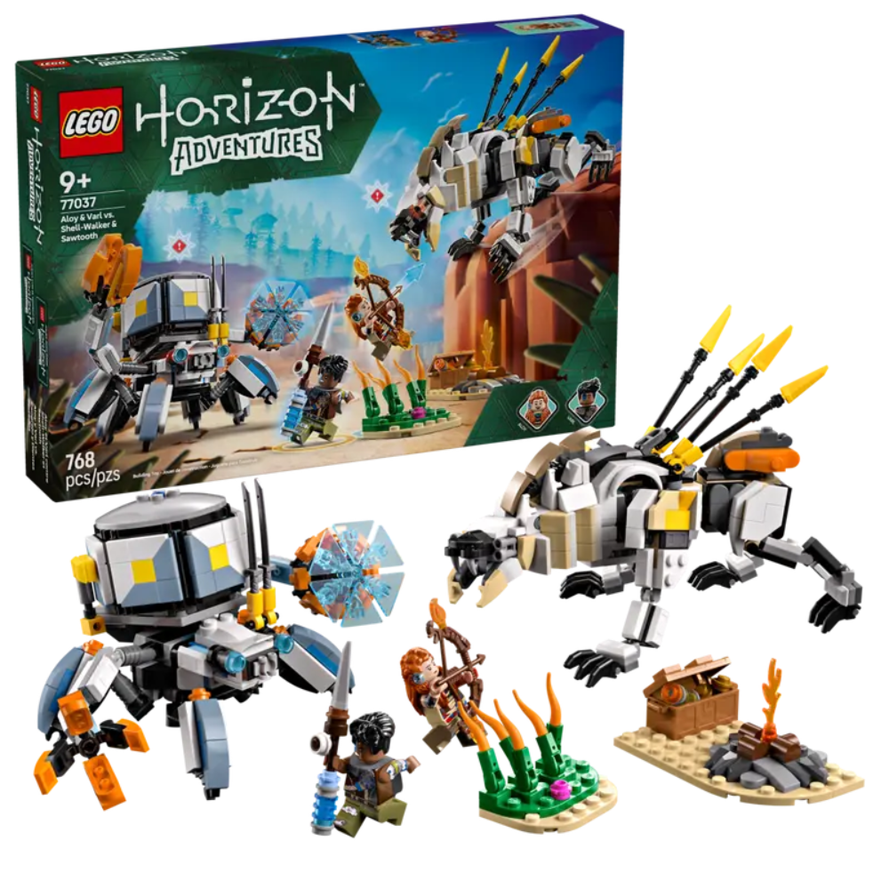 Lego Aloy & Varl vs. Shell-Walker & Sawtooth
