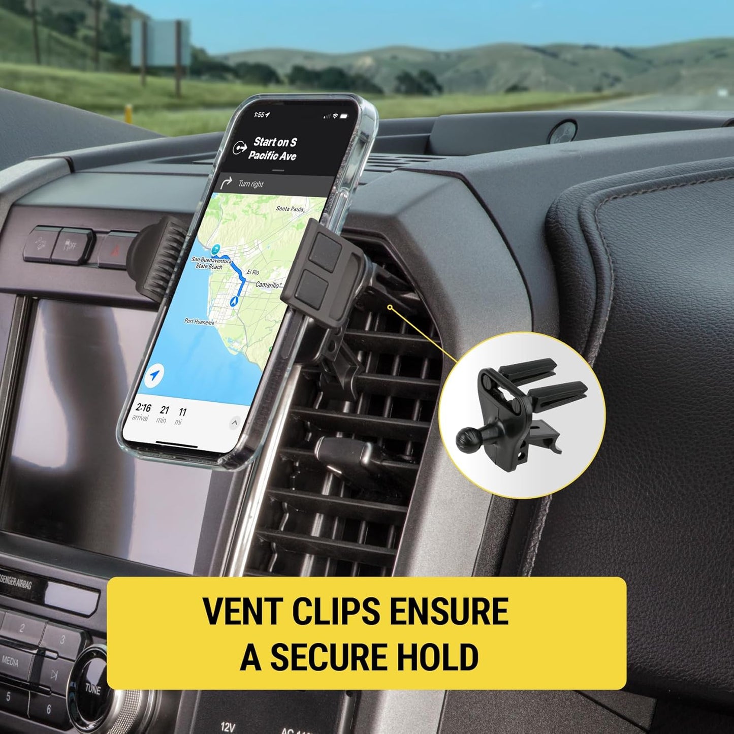 Scosche 3-in-1 Universal Car Mount for Smartphones HDVM