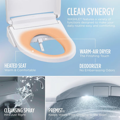 TOTO WASHLET S2 Electronic Bidet Toilet Seat (SW3346#01)