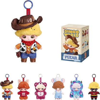 DIMOO WORLD × PIXAR Series - Vinyl Plush Pendant Blind Box (Whole Set)