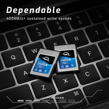 OWC Atlas Pro 240GB CFexpress 4.0 Type A Memory Card