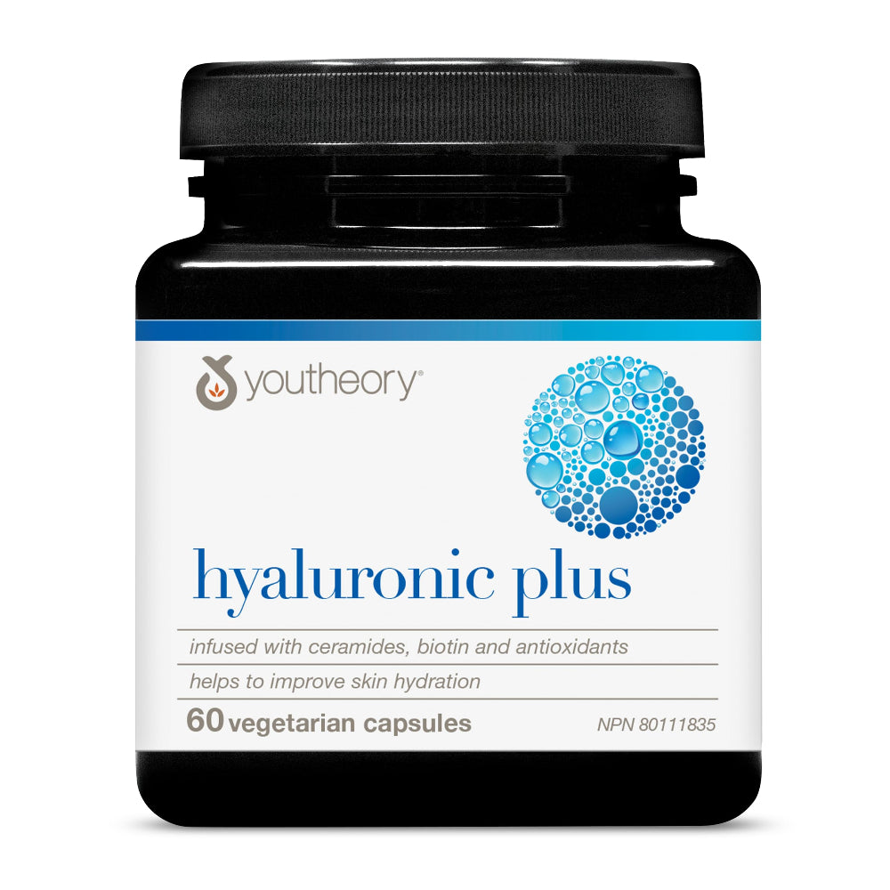 Youtheory Hyaluronic Acid Plus, Vegetarian Capsules, 60 Count (3 pack)