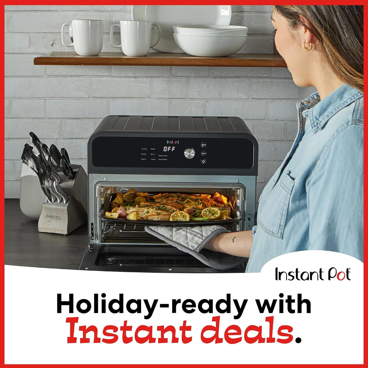 Instant Pot Omni 19QT/18L Toaster Oven Air Fryer 7-in-1