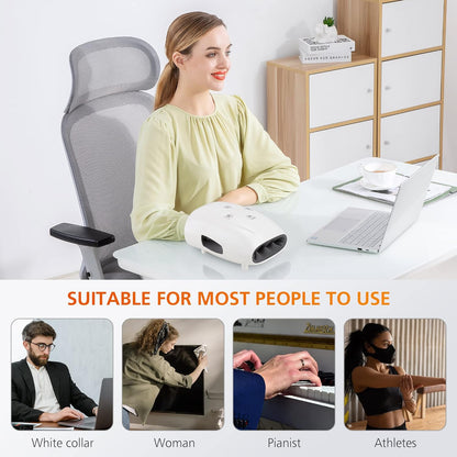 Snailax Hand Massager with Heat & Vibration