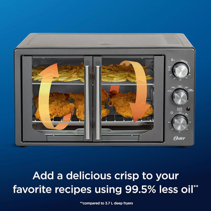 Oster Extra-Large French Door Air Fryer Countertop Oven - PICK UP ONLY