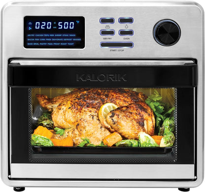 Kalorik MAXX Digital Air Fryer Oven, 16 Quart, 9-in-1 Countertop Toaster Oven and Air Fryer