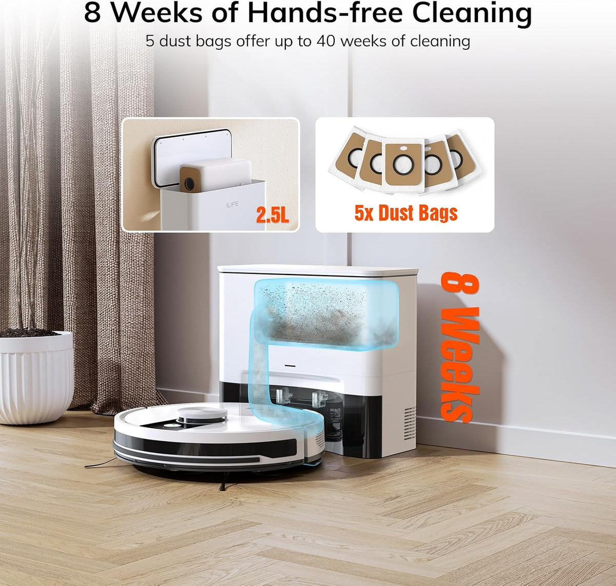 ILIFE A12 Pro Robot Vacuum and Mop Combo
