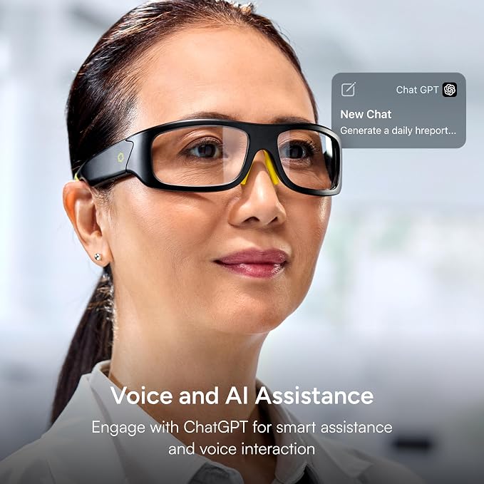 Lucyd Armor Smart Safety Glasses | ANSI Z87.1 Bluetooth Audio & Open-Ear Speakers