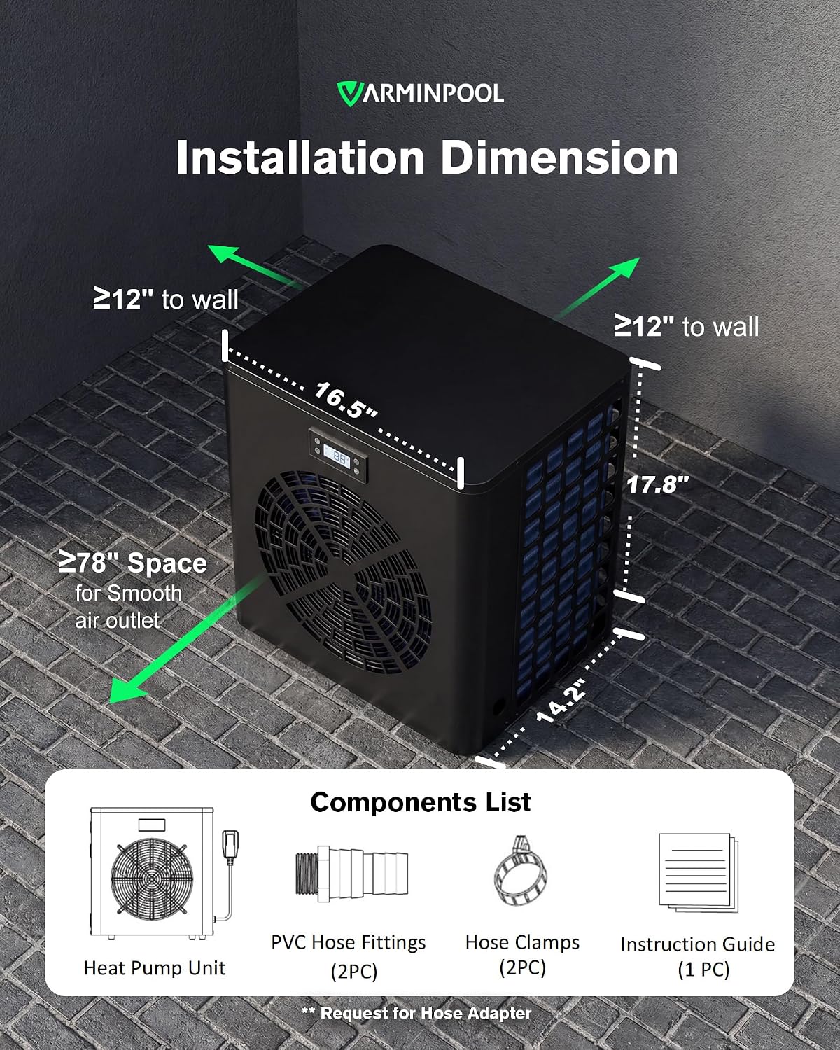 Varminpool Swiming Pool Heat Pump
