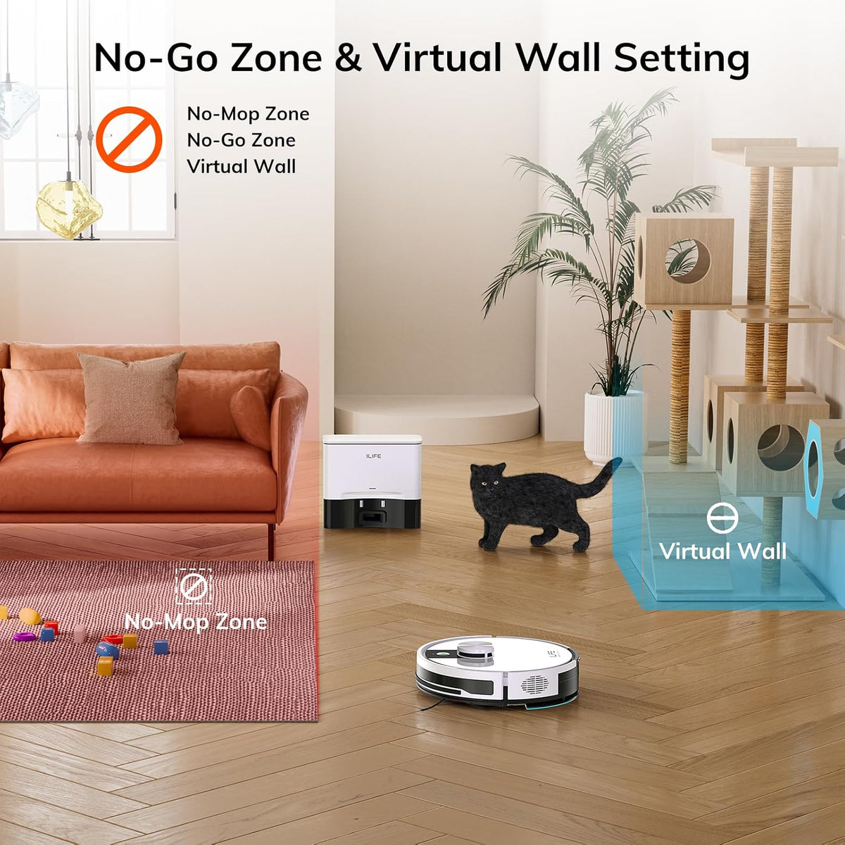ILIFE A12 Pro Robot Vacuum and Mop Combo