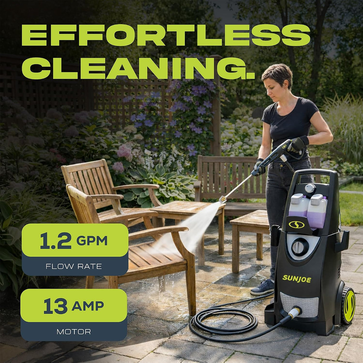 Sun Joe Pressure Washer, Electric Power Washer, 2500 Max PSI, SPX3000