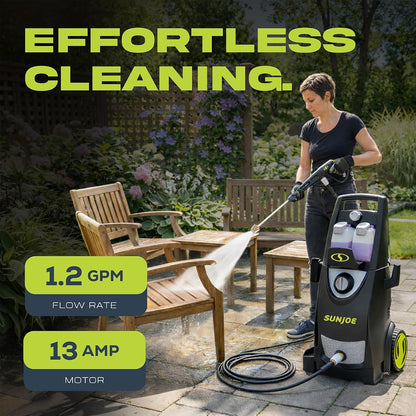 Sun Joe Pressure Washer, Electric Power Washer, 2500 Max PSI, SPX3000