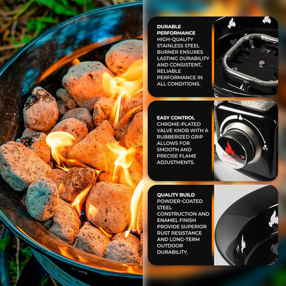 Outland Living Deluxe Smokeless Fire Pit 19 inch