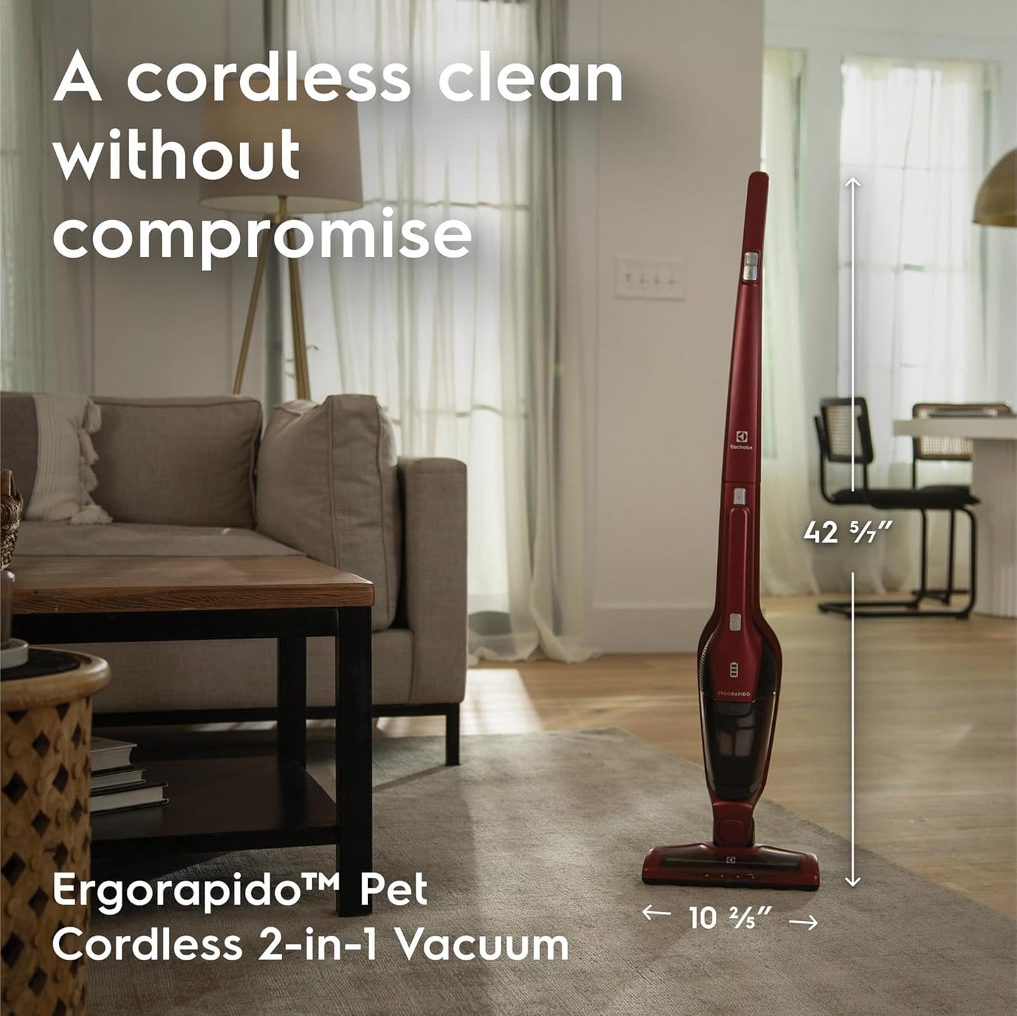 Electrolux Ergorapido Pet Cordless 2-in-1 Vacuum
