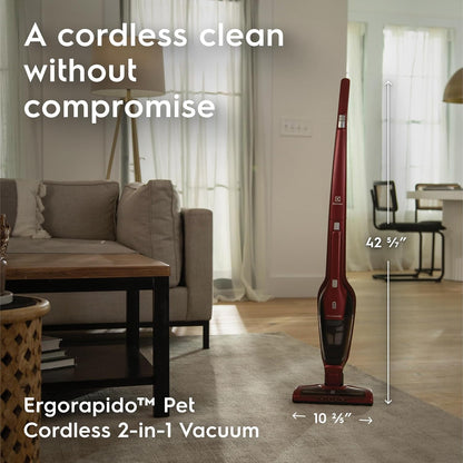Electrolux Ergorapido Pet Cordless 2-in-1 Vacuum