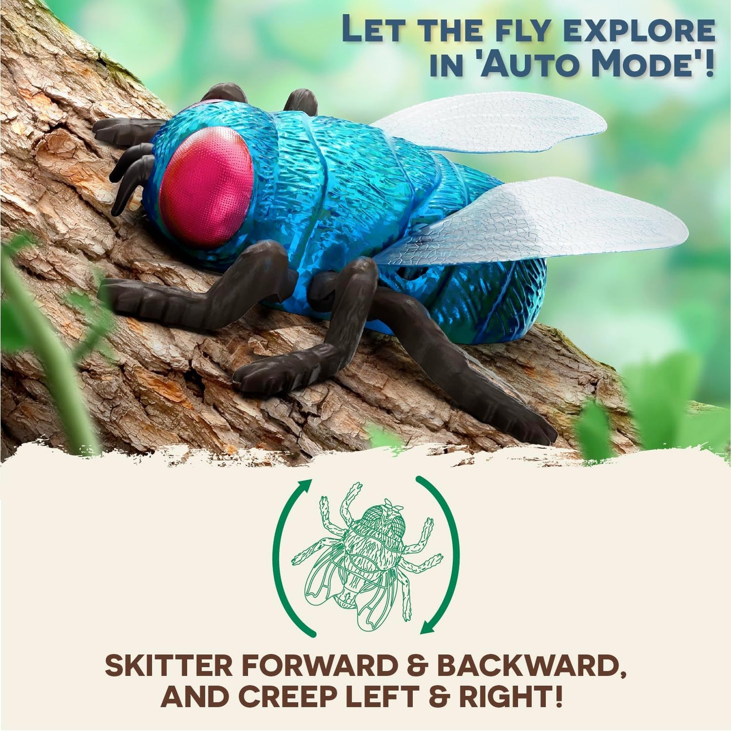 TERRA by Battat - RC Fly: Blue Bottle Fly