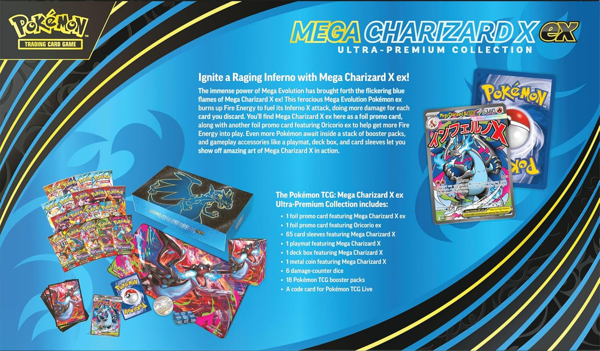 Pokémon TCG: Mega Charizard X ex Ultra-Premium Collection
