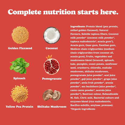 Good Protein All-in-One Shake, Protein Powder, Strawberries & Cream (440g)