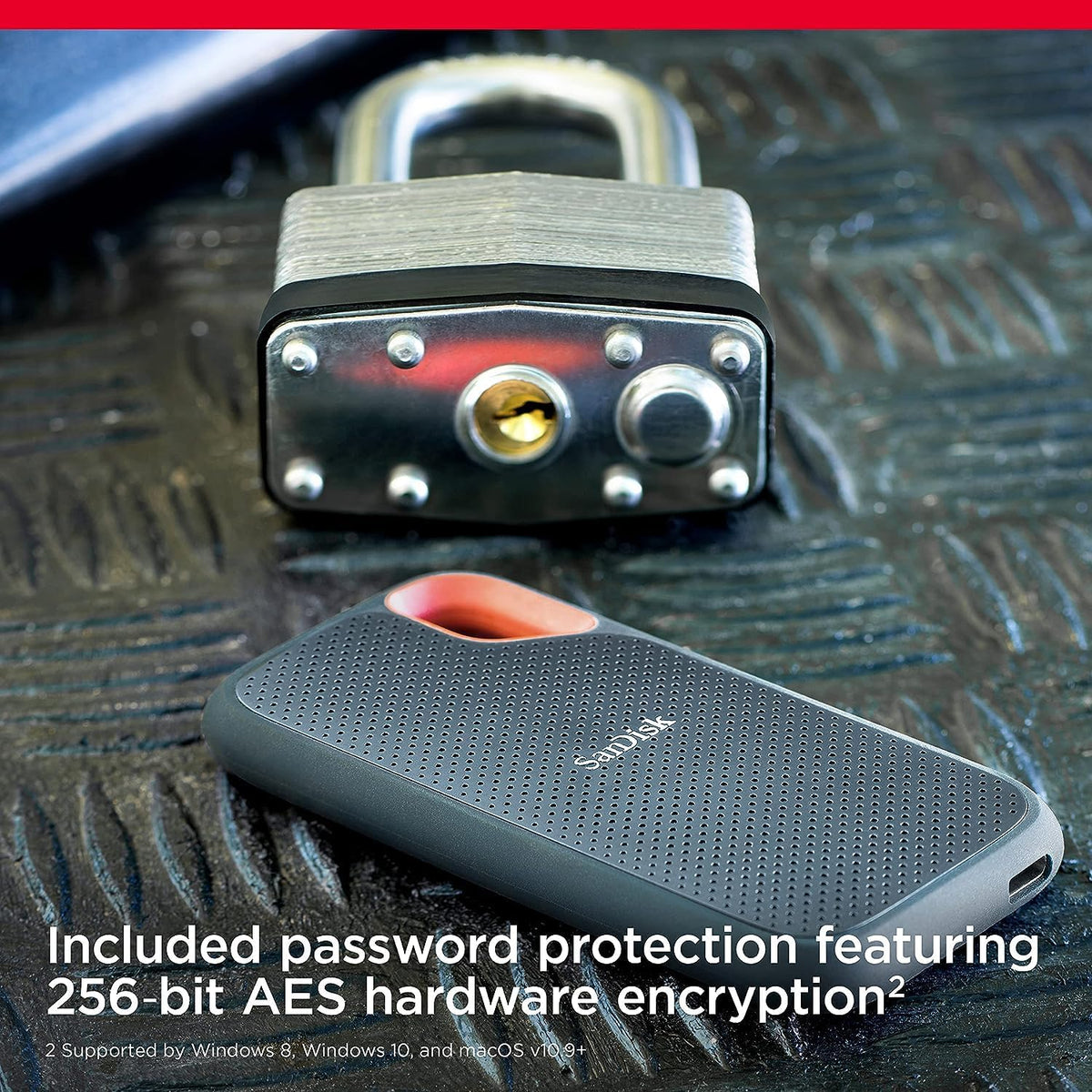 SANDISK 1TB Extreme Portable SSD, Up to 1050MB/s Read Speeds