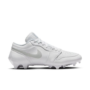 Nike Jordan 1 Low TD Cleat White Grey Fog