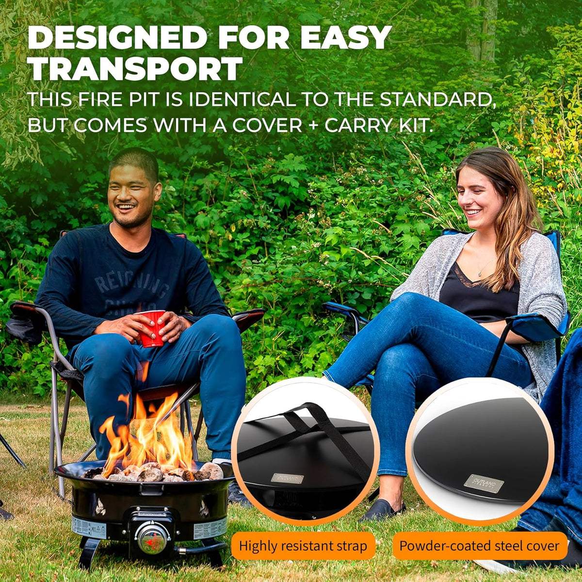 Outland Living Deluxe Smokeless Fire Pit 19 inch