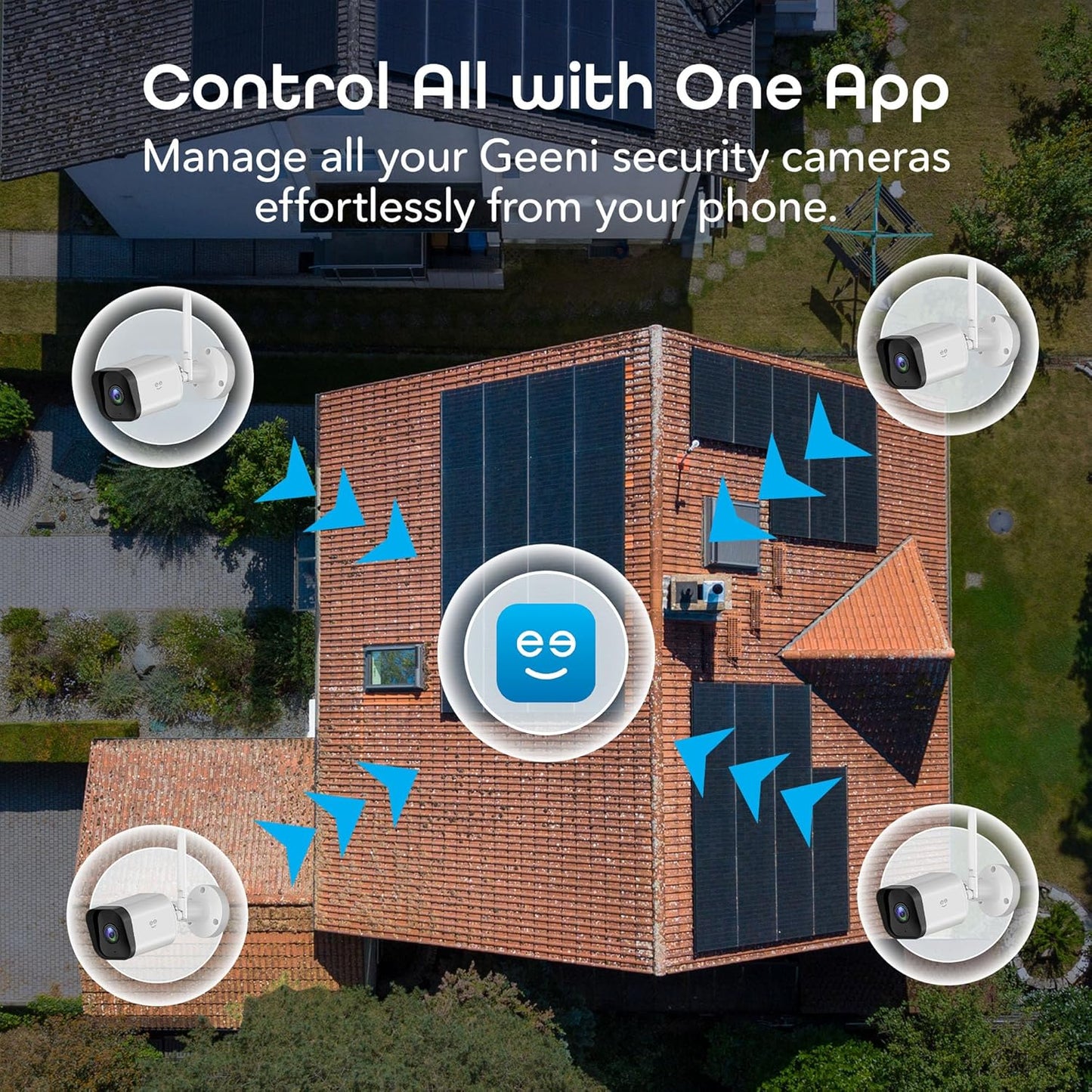 Geeni HD Hawk 3 1080p Outdoor Security Camera - 2 Pack