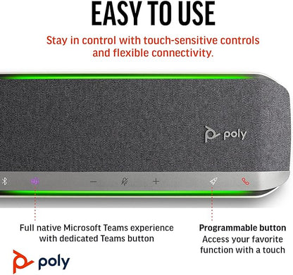 Poly Sync 40+ Smart Speakerphone - Certified for Microsoft Teams