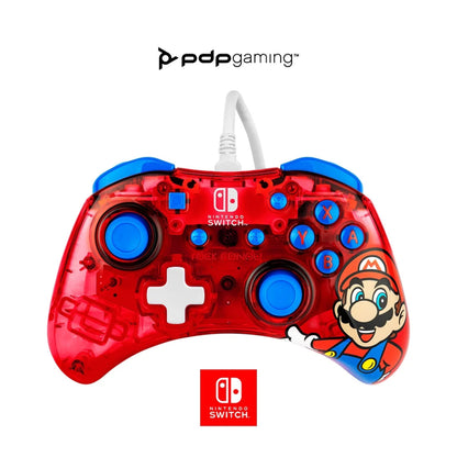 PDP Rock Candy Wired Controller: Mario Punch - Nintendo Switch