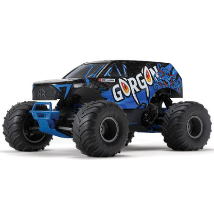 Arrma 1/10th Scale GORGON 2WD RTR Brushed Monster Truck, Blue