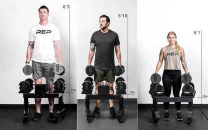 REP® Adjustable Dumbbell Stand