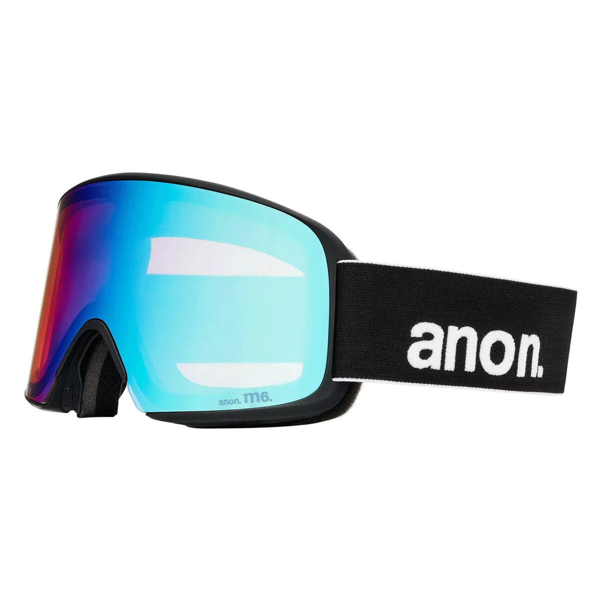 Anon M6 Low Bridge Fit Goggles - Black/Perceive Variable Blue
