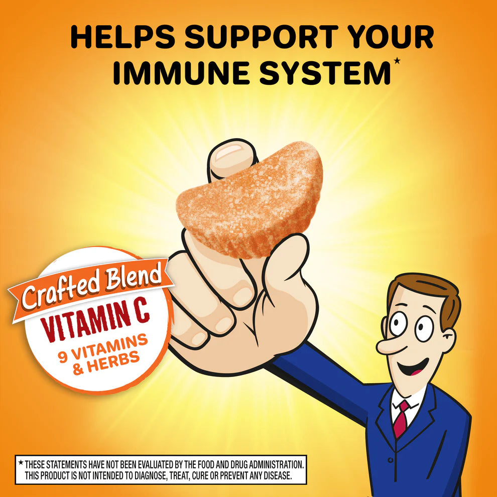 Airborne Zesty Orange Immune Support Gummies, 63 Count