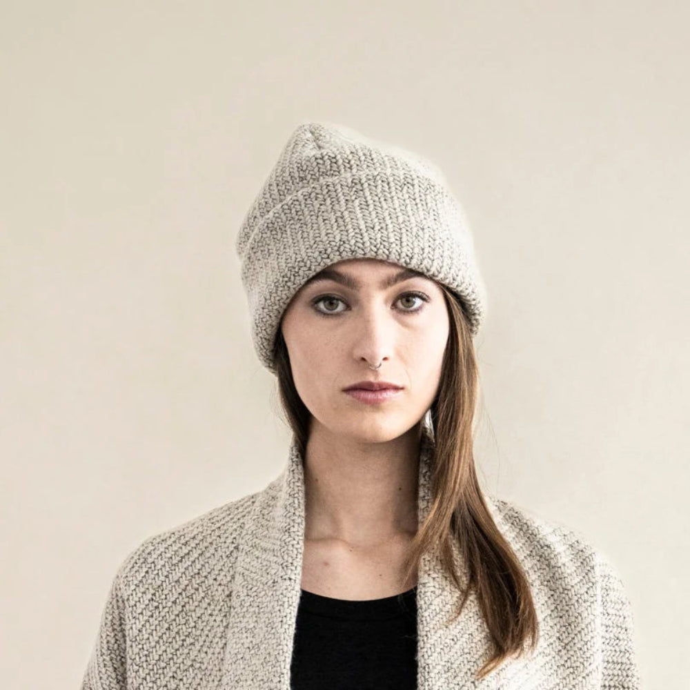 Bodybag by Jude Cambridge Highland Beanie in Sand