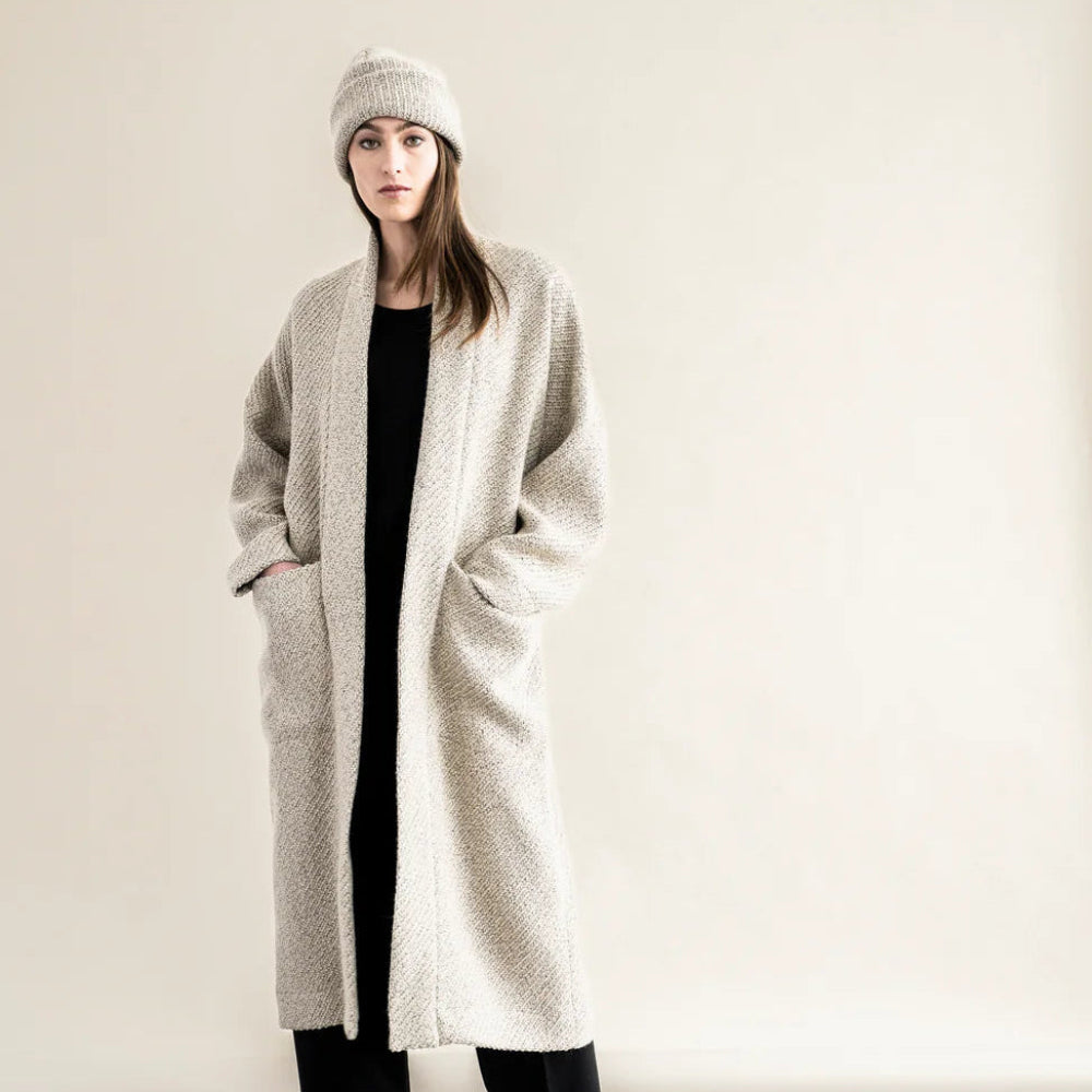Bodybag by Jude Cambridge Cardigan in Sand