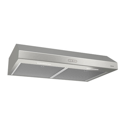 Broan Glacier 30-Inch Convertible Under-Cabinet Range Hood - Stainless Steel