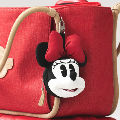 Beis The Minnie Mouse Charm Pouch in Black