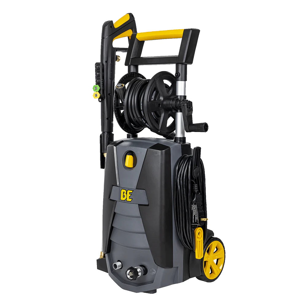 BE Power Equipment 2,150 PSI 1.6 GPM Electric Pressure Washer with Powerease Motor and AR Axial Pump