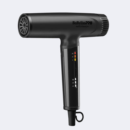 BaBylissPRO Nano Titanium High-Speed Nano Light Hairdryer -Matte Black
