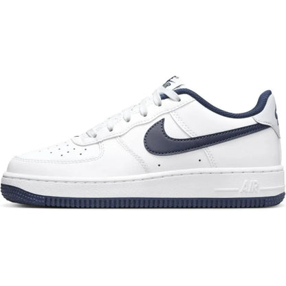 Nike Air Force 1 (GS) - White/Midnight Navy 7Y