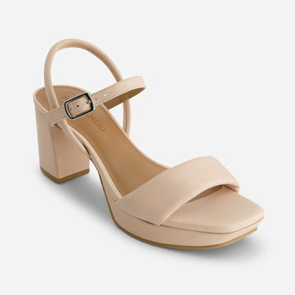 Bernardo Canto Platform Sandal - Cipria Glove Leather