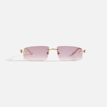 Cartier Rectangular Sunglasses CT0505S-004 - Gold / Violet