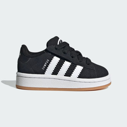 Adidas Campus 00s Comfort Closure Elastic Lace Shoes Kids - Black/White