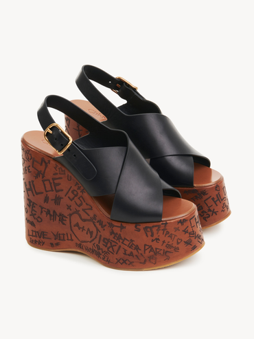 Chloe Maxime Wedge Sandal